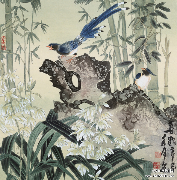 常春月艺术官方网站--大中华书画网